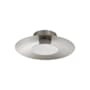Golden Lighting Luma 12" Wide Semi-flush Ceiling Fixture Sand Nickel