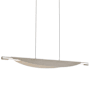 Golden Lighting Luma 42" Wide Linear Pendant Sand Nickel