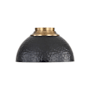 Golden Lighting Shepard 3 Light 14" Wide Semi-flush Ceiling Fixture Modern Brass / Matte Black