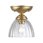 Golden Lighting Audra 7" Wide Semi-Flush Ceiling Fixture Brushed Champagne Bronze