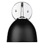 Golden Lighting Zoey 10" Tall Wall Sconce Chrome