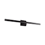 Golden Lighting Vireo 35" Wide Bath Bar Sand Black