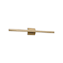 Golden Lighting Vireo 35" Wide Bath Bar Walnut