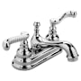 Graff Chanteaux 2.2 GPM Centerset Bathroom Faucet with Drain Assembly and Lever Handles Polished Chrome