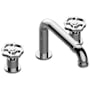 Graff Vintage Deck Mounted Roman Tub Filler Brushed Nickel PVD