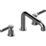 Graff Vintage Deck Mounted Roman Tub Filler Polished Chrome