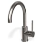 Graff M.E. 1.2 GPM Single Hole Bathroom Faucet with Pop-Up Drain Assembly Brushed Nickel PVD