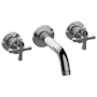 Graff Vignola 1.2 GPM Wall Mounted 2-11/16" Widespread Bathroom Faucet with 7-1/2" Spout Reach (Less Valve) Polished Chrome