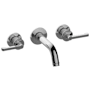Graff Vignola 1.2 GPM Wall Mounted 2-11/16" Widespread Bathroom Faucet with 7-1/2" Spout Reach (Less Valve) Polished Chrome