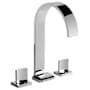 Graff Sade 1.2 GPM Widespread Bathroom Faucet Polished Chrome