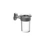 Graff Vintage 4-3/4" Tall Wall Mounted Tumbler and Holder Polished Chrome