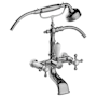 Graff Adley Deck Mounted, Wall Mounted Tub Filler with Built-In Diverter - Includes Hand Shower Brushed Nickel PVD