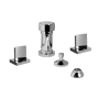 Graff Luna Widespread Bidet Faucet Polished Chrome