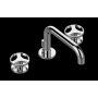 Graff Harley 1.2 GPM Widespread Bathroom Faucet Polished Chrome