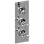 Graff Finezza UNO Thermostatic Valve Trim Only with Triple Cross / Lever Handles - Less Rough In Polished Chrome