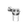 Graff Finezza DUE 4-5/8" Tall Wall Mounted Tumbler and Holder Polished Chrome