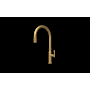 Graff Harley 1.8 GPM Single Hole Pull Down Kitchen Faucet Satin Gold PVD