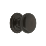 Grandeur Fifth Avenue 1-3/8” Solid Brass Luxury Mushroom Cabinet Knob with Newport Rosette Timeless Bronze
