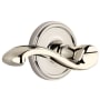 Grandeur Georgetown Solid Brass Rose Right Handed Single Dummy Lever with Portofino Lever Polished Nickel