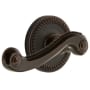 Grandeur Newport Solid Brass Rose Left Handed Privacy Door Lever Set with Newport Lever and 2-3/8" Backset Timeless Bronze