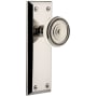 Grandeur Fifth Avenue Solid Brass Rose Passage Door Knob Set with Soleil Knob and 2-3/8" Backset Polished Nickel