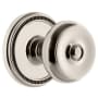 Grandeur Soleil Solid Brass Single Dummy Door Knob with Bouton Knob Polished Nickel