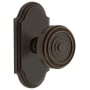 Grandeur Arc Solid Brass Passage Door Knob Set with Soleil Knob and 2-3/4" Backset Timeless Bronze