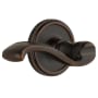 Grandeur Georgetown Solid Brass Rose Right Handed Single Dummy Lever with Portofino Lever Timeless Bronze