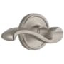 Grandeur Georgetown Solid Brass Rose Right Handed Single Dummy Lever with Portofino Lever Satin Nickel