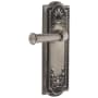 Grandeur Parthenon Solid Brass Rose Left Handed Single Dummy Lever with Georgetown Lever Antique Pewter