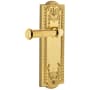 Grandeur Parthenon Solid Brass Rose Left Handed Single Dummy Lever with Georgetown Lever Lifetime Brass