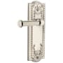 Grandeur Parthenon Solid Brass Rose Left Handed Single Dummy Lever with Georgetown Lever Polished Nickel