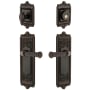 Grandeur Windsor Solid Brass Right Handed Single Cylinder Keyed Entry Leverset and Deadbolt Combo Pack with Georgetown Lever and 2-3/8" Backset Timeless Bronze