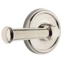 Grandeur Georgetown Solid Brass Left Handed Privacy Set with Georgetown Lever and 2-3/8" Backset Polished Nickel