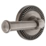 Grandeur Newport Solid Brass Left Handed Passage Set with Georgetown Lever and 2-3/4" Backset Antique Pewter