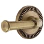 Grandeur Newport Solid Brass Left Handed Passage Set with Georgetown Lever and 2-3/4" Backset Vintage Brass