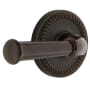 Grandeur Newport Solid Brass Left Handed Passage Set with Georgetown Lever and 2-3/4" Backset Timeless Bronze