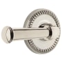 Grandeur Newport Solid Brass Left Handed Passage Set with Georgetown Lever and 2-3/4" Backset Polished Nickel