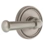 Grandeur Soleil Solid Brass Left Handed Passage Set with Georgetown Lever and 2-3/4" Backset Satin Nickel
