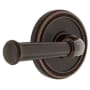 Grandeur Soleil Solid Brass Left Handed Passage Set with Georgetown Lever and 2-3/4" Backset Timeless Bronze