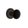 Grandeur Newport Solid Brass Rose Passage Door Knob Set with Coventry Knob and 2-3/4" Backset Timeless Bronze