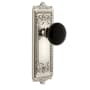 Grandeur Windsor Solid Brass Rose Passage Door Knob Set with Coventry Knob and 2-3/4" Backset Polished Nickel