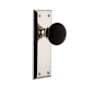 Grandeur Fifth Avenue Solid Brass Rose Single Dummy Door Knob with Coventry Knob Polished Nickel