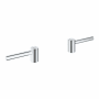 Grohe Atrio Lever Handles - Pair Starlight Chrome