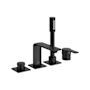 Grohe Allure New Deck Mounted Roman Tub Filler with Built-In Diverter - Includes Hand Shower Matte Black