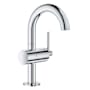 Grohe Atrio New 1.2 GPM Single Hole Bathroom Faucet with Pop-Up Drain Assembly Starlight Chrome