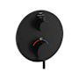 Grohe Atrio New Two Function Thermostatic Valve Trim Only with Dual Lever Handles and Integrated Diverter - Less Rough In Matte Black