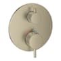 Grohe Atrio New Two Function Thermostatic Valve Trim Only with Dual Lever Handles and Integrated Diverter - Less Rough In Brushed Nickel Infinity