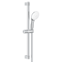 Grohe Tempesta Shower System with Hand Shower, Slide Bar, and Hose Starlight Chrome