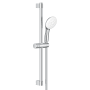 Grohe Tempesta Shower System with Hand Shower, Slide Bar, and Hose Starlight Chrome